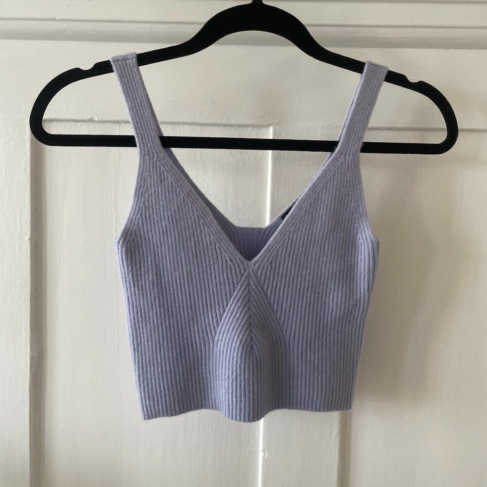 J. Crew Cashmere Blend Cropped Sweater Tank